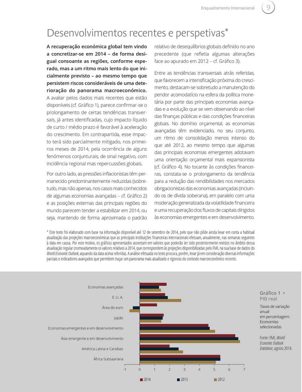 A avaliar pelos dados mais recentes que estão disponíveis (cf.