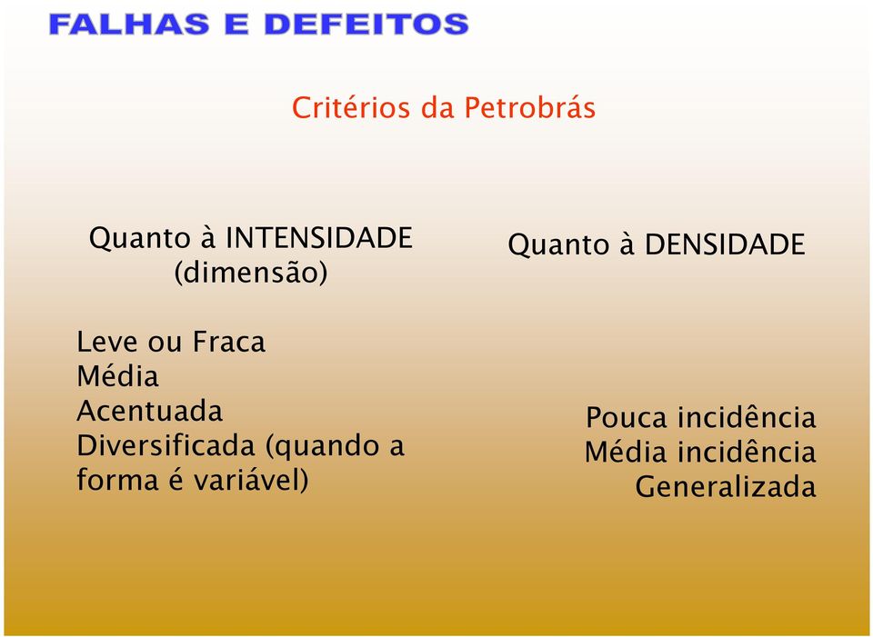 Diversificada (quando a forma é variável)