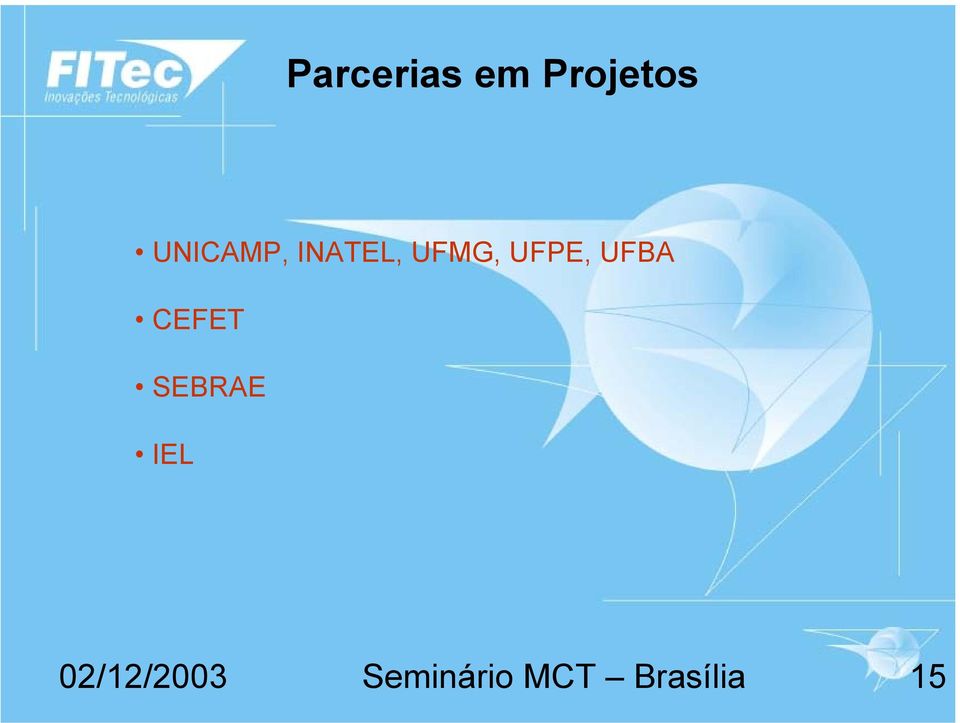 INATEL, UFMG,