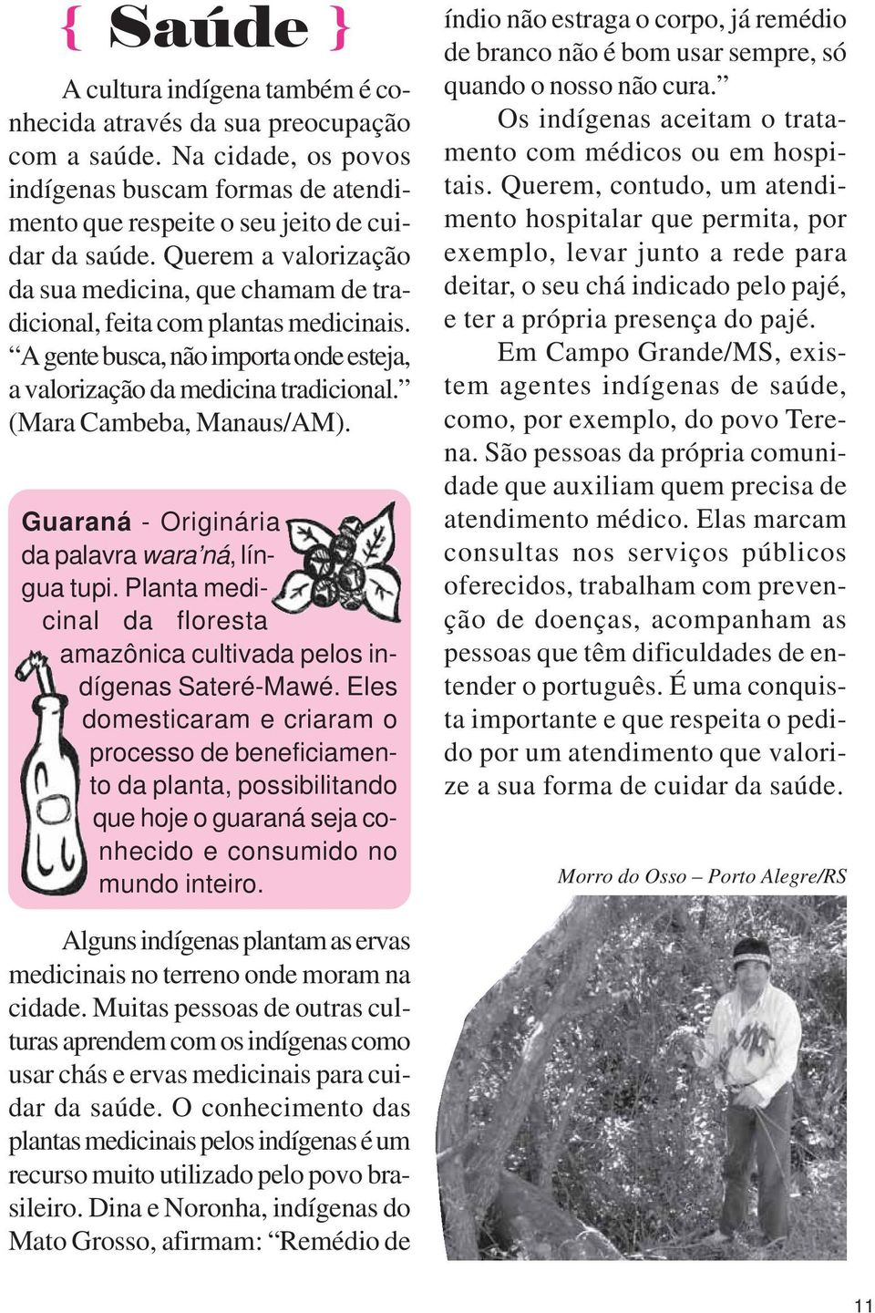 Guaraná - Originária da palavra wara ná, língua tupi. Planta medicinal da floresta amazônica cultivada pelos indígenas Sateré-Mawé.