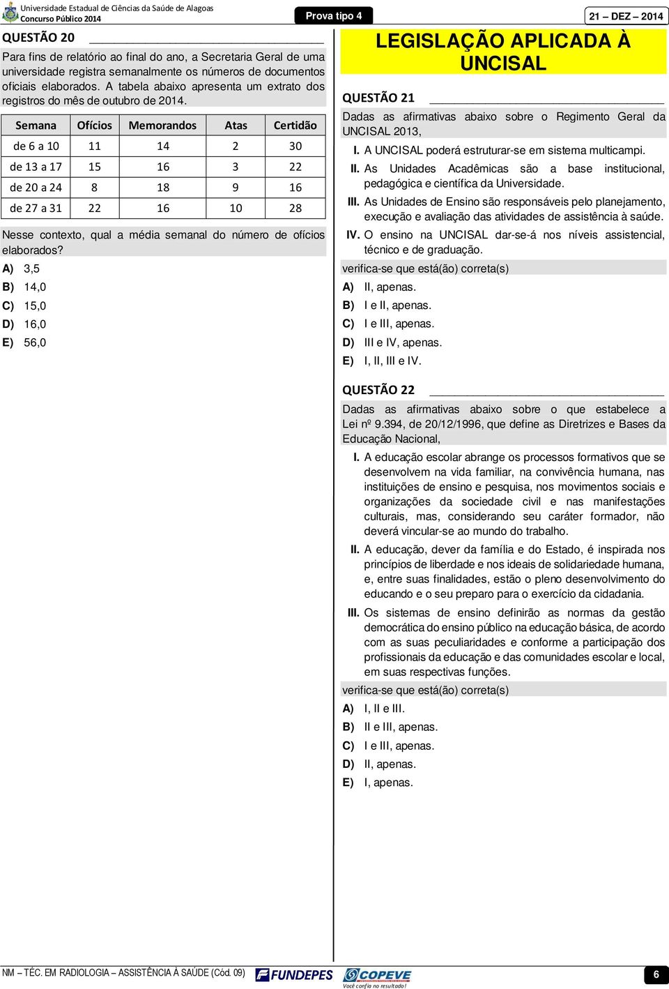 Semana Ofícios Memorandos Atas Certidão de 6 a 10 11 14 2 30 de 13 a 17 15 16 3 22 de 20 a 24 8 18 9 16 de 27 a 31 22 16 10 28 Nesse contexto, qual a média semanal do número de ofícios elaborados?