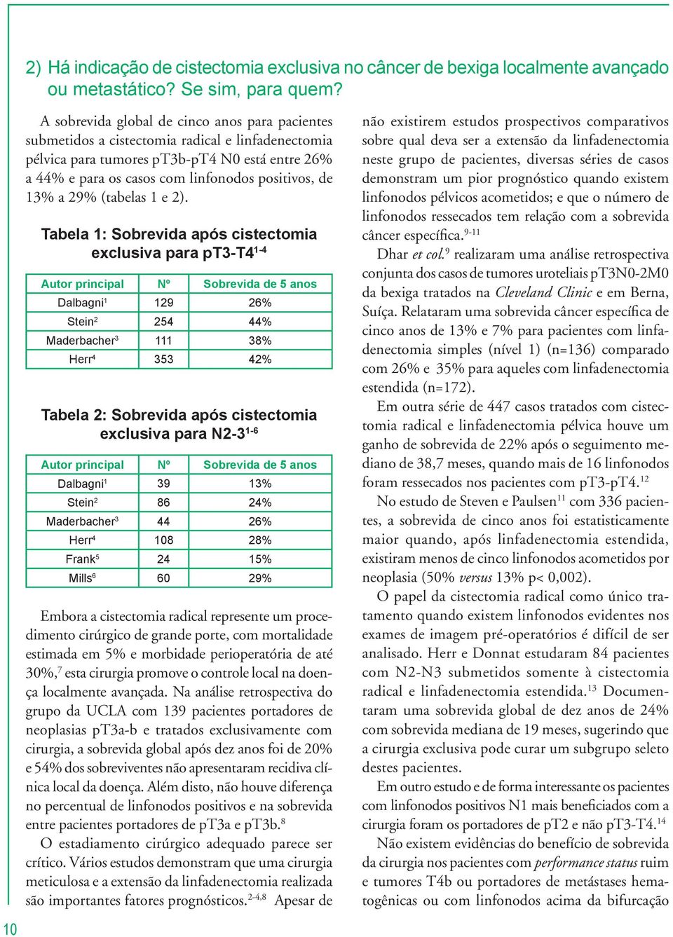 13% a 29% (tabelas 1 e 2).