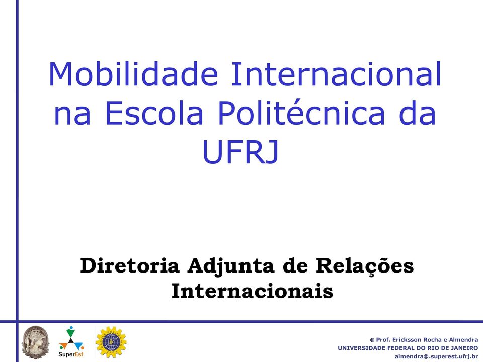 UFRJ Diretoria Adjunta