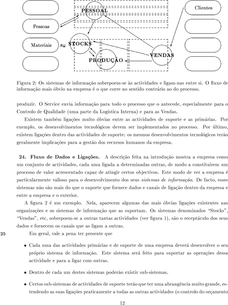 existemligac~oesdentrodasactividadesdesuporte:osmesmosdesenvolvimentostecnologicoster~ao geralmenteimplicac~oesparaagest~aodosrecursoshumanosdaempresa.