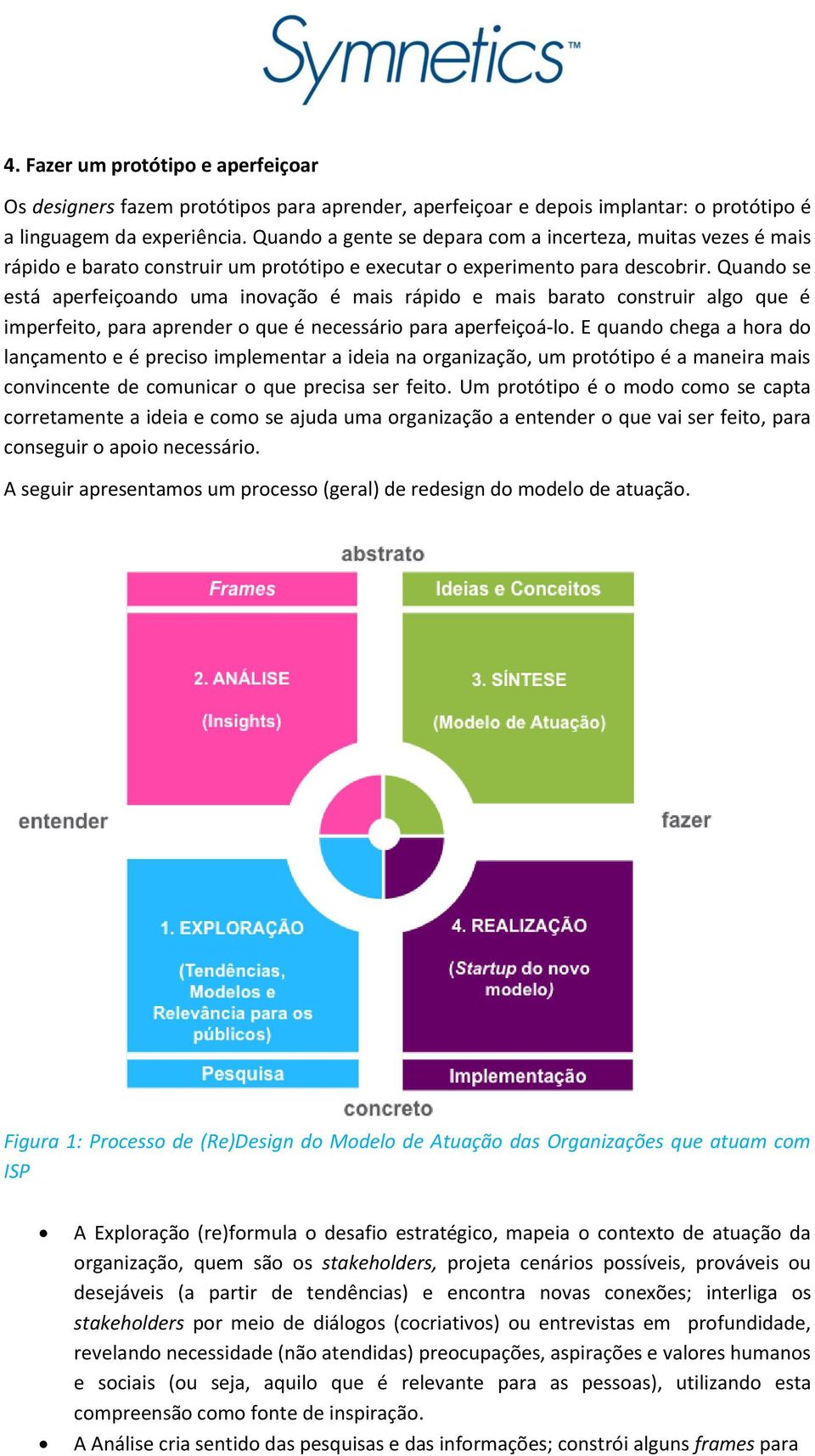 Quando se está aperfeiçoando uma inovação é mais rápido e mais barato construir algo que é imperfeito, para aprender o que é necessário para aperfeiçoá-lo.