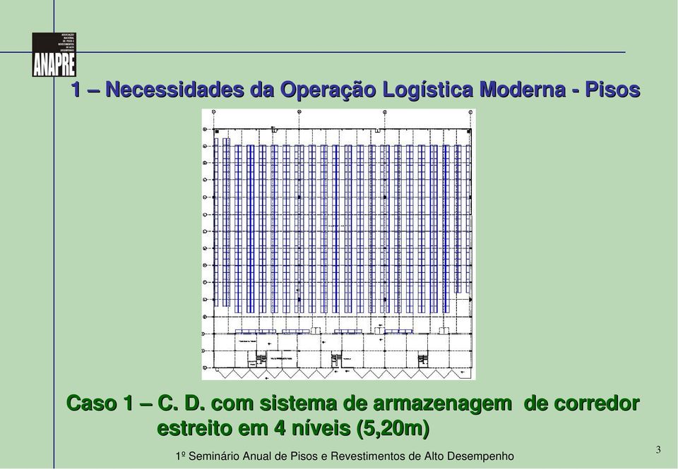 C. D. com sistema de armazenagem