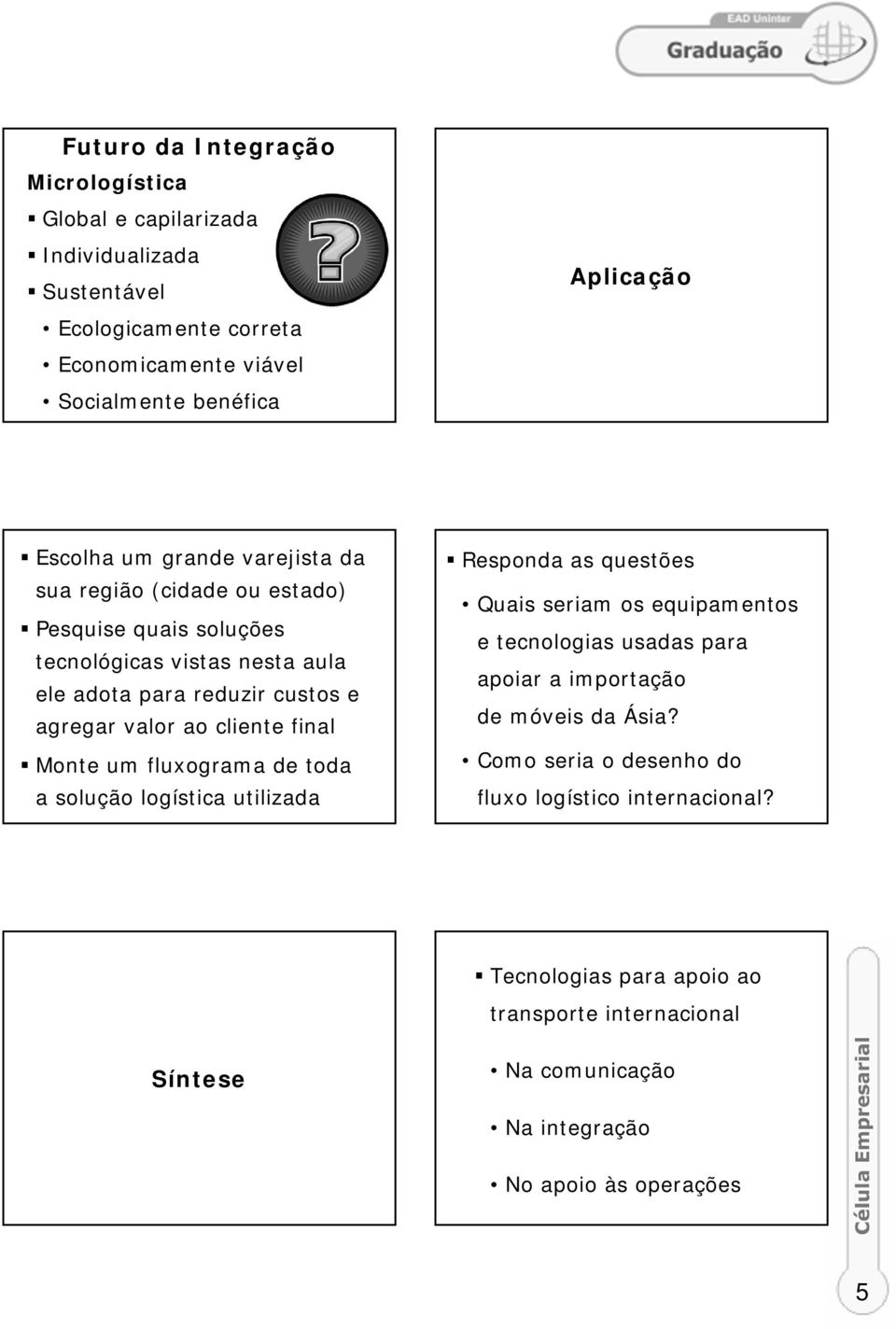 final Monte um fluxograma de toda a solução logística utilizada Responda as questões Quais seriam os equipamentos e tecnologias usadas para apoiar a importação de móveis