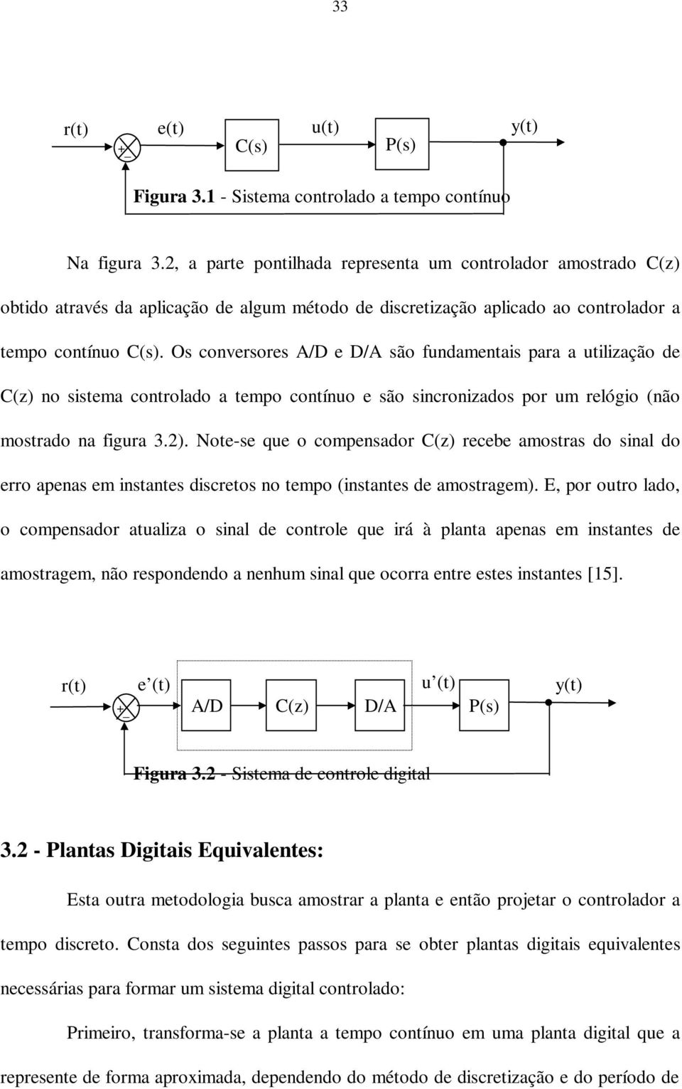 O convror A/D D/A ão fundamnta para a utlação d C no tma controlado a tmpo contínuo ão ncronado por um rlógo não motrado na fgura 3.