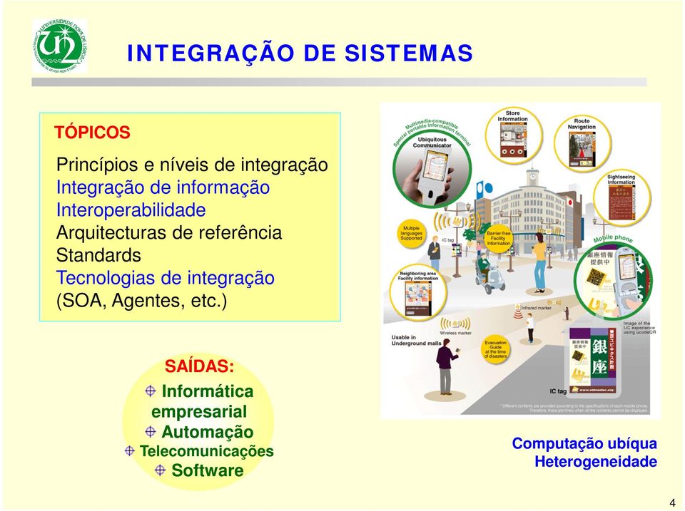 Standards Tecnologias de integração (SOA, Agentes, etc.