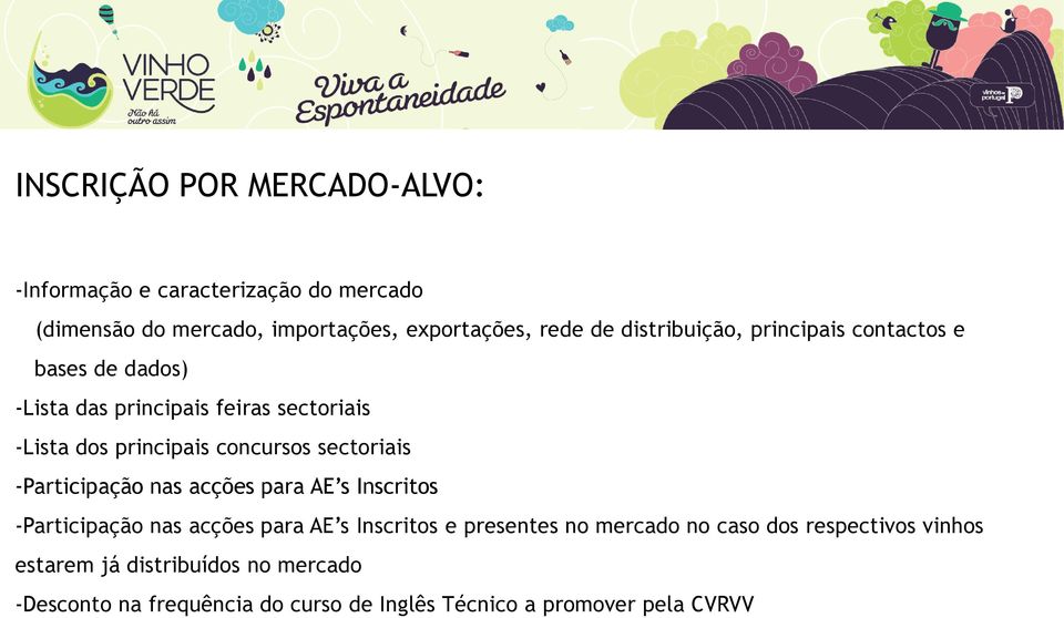 sectoriais Participação nas acções para AE s Inscritos Participação nas acções para AE s Inscritos e presentes no mercado no