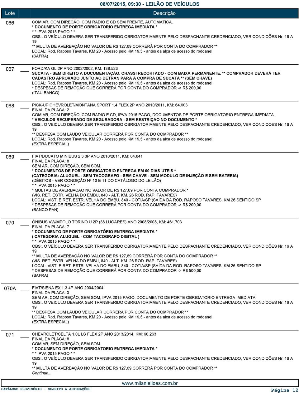 603 FINAL DA PLACA: 2 COM AR, COM DIREÇÃO, COM RADIO E CD, IPVA 2015 PAGO, DOCUMENTOS DE PORTE OBRIGATORIO ENTREGA IMEDIATA.