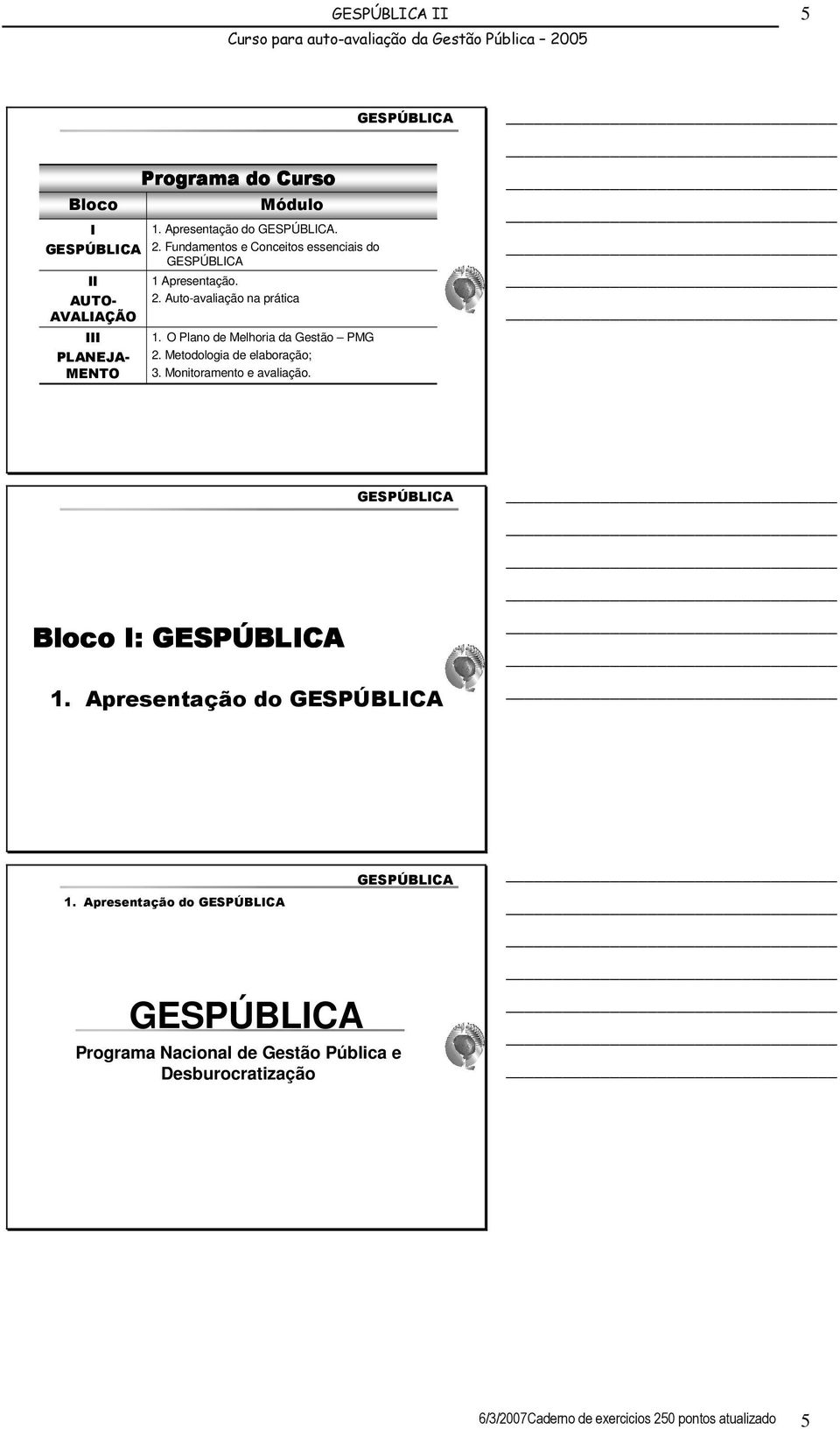 Apresentação. 1. O Plano de Melhoria da Gestão PMG 2. Metodologia de elaboração; 3.