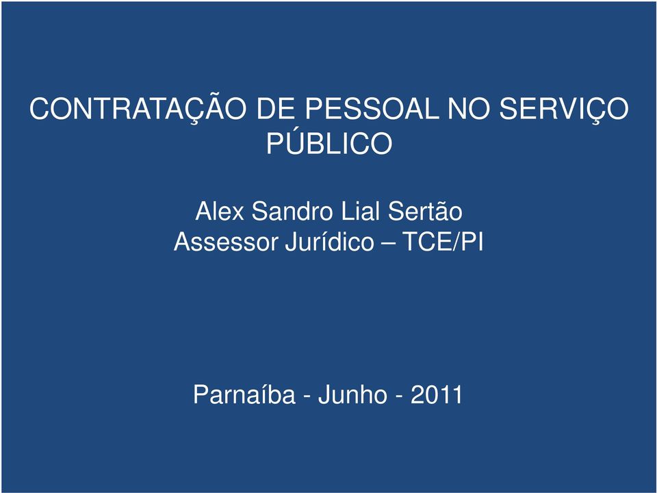 Lial Sertão Assessor