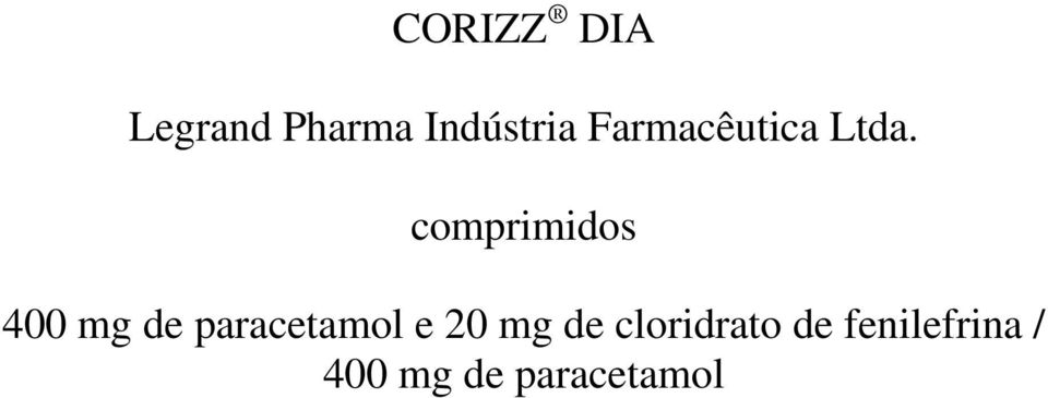 comprimidos 400 mg de paracetamol e