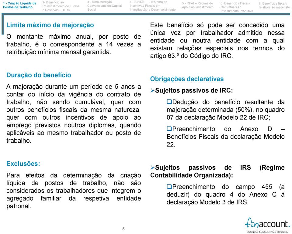 Este benefício só pode ser concedido uma única vez por trabalhador admitido nessa entidade ou noutra entidade com a qual existam relações especiais nos termos do artigo 63.º do Código do IRC.