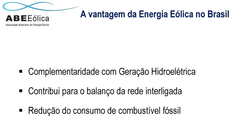 Hidroelétrica Contribui para o balanço da