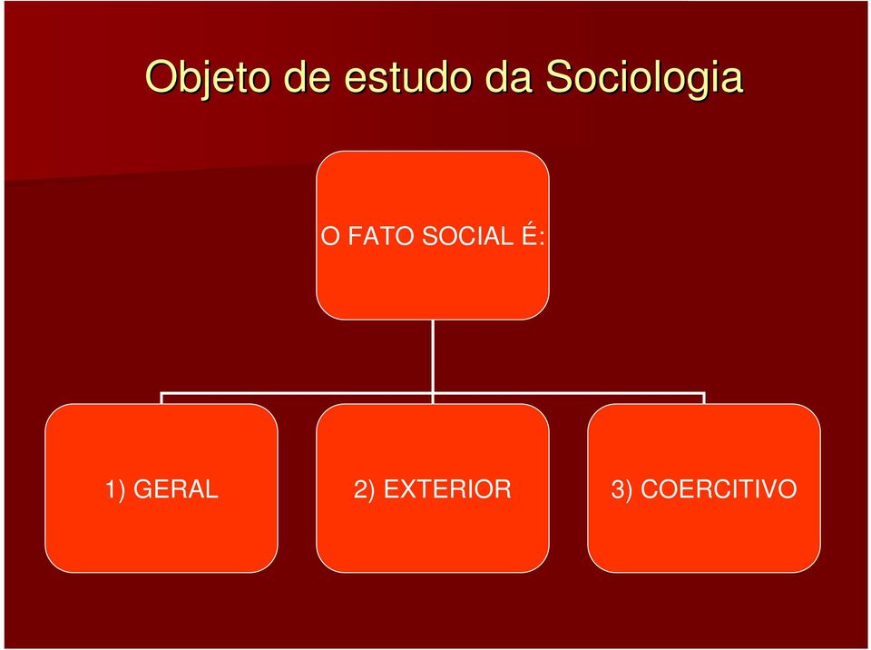 SOCIAL É: 1) GERAL