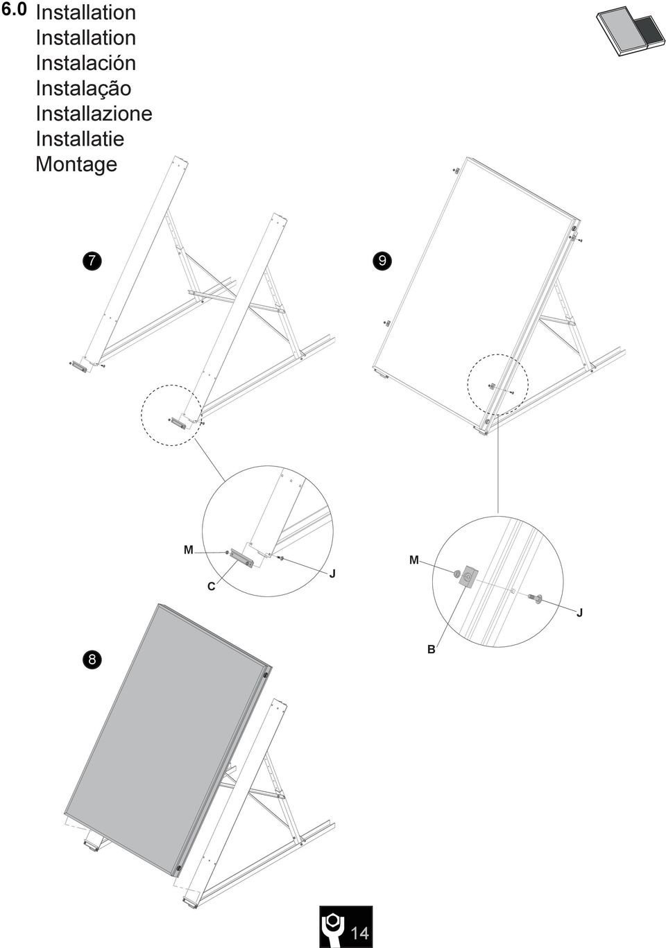 Instalação Installazione