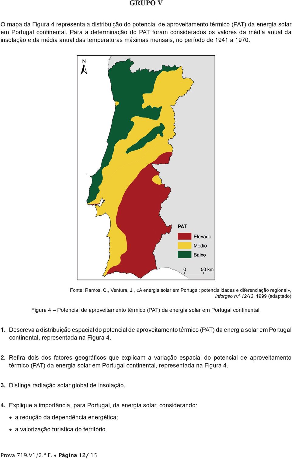 , «A energia solar em Portugal: potencialidades e diferenciação regional», Inforgeo n.