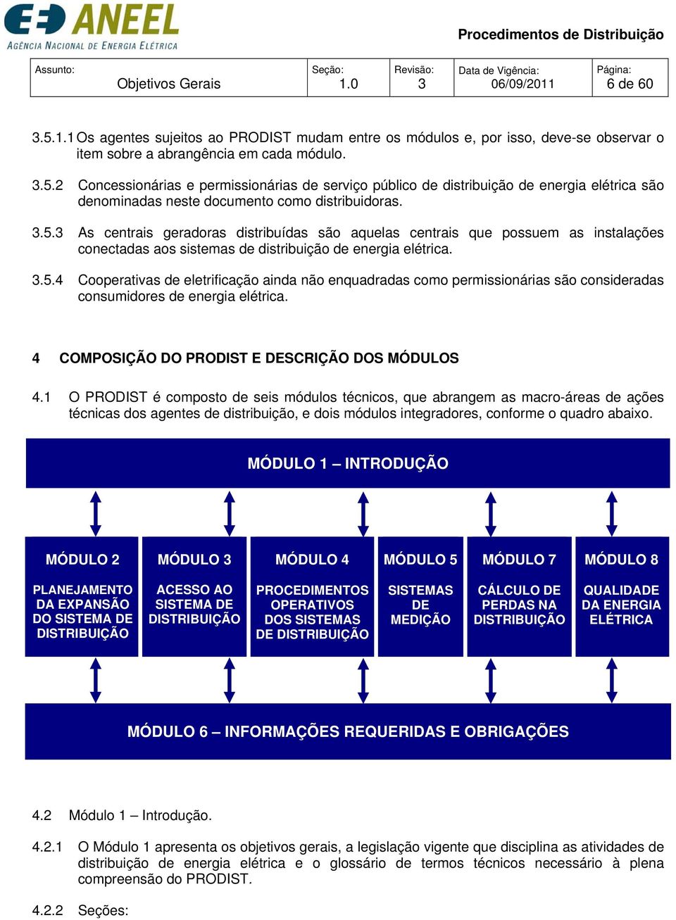 4 COMPOSIÇÃO DO E DESCRIÇÃO DOS MÓDULOS 4.