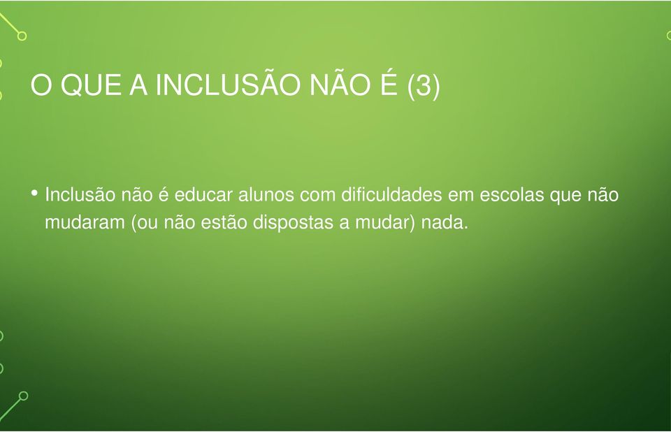 dificuldades em escolas que não