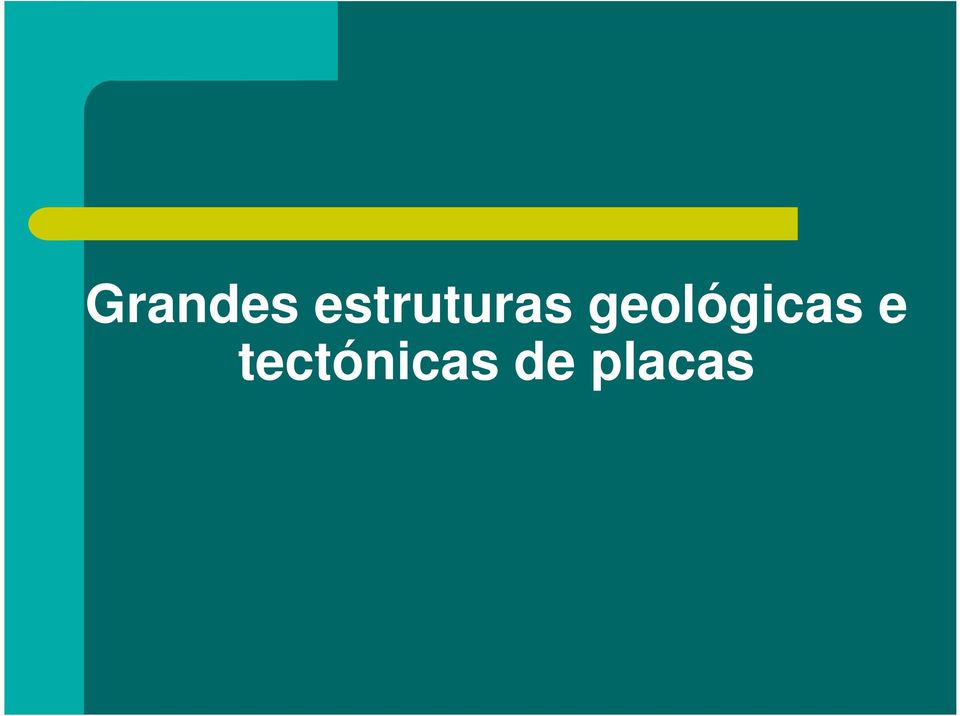 geológicas e