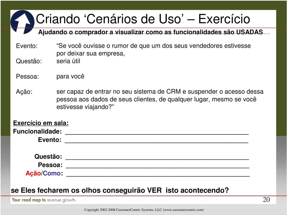 seu sistema de CRM e suspender o acesso dessa pessoa aos dados de seus clientes, de qualquer lugar, mesmo se você estivesse viajando?