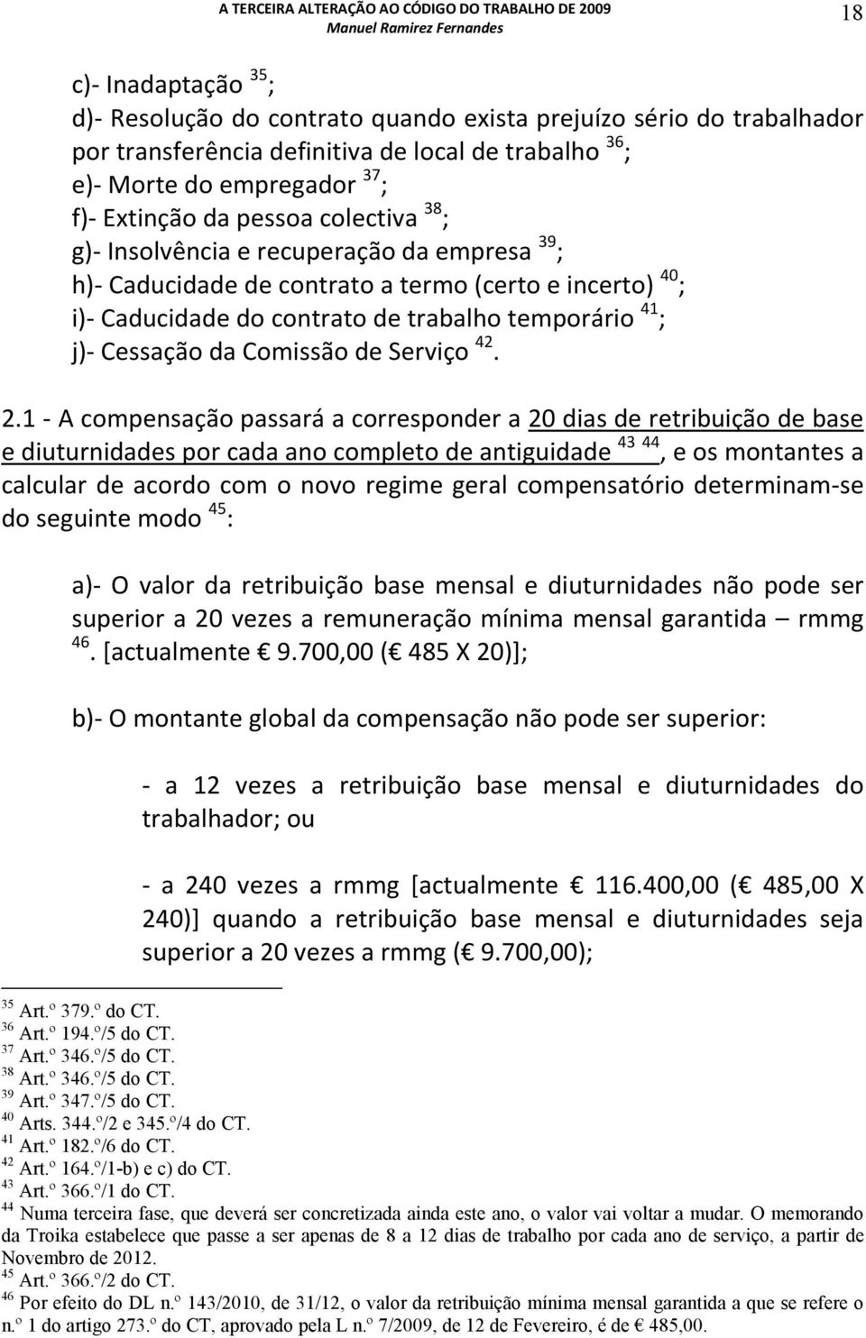 Comissão de Serviço 42. 2.