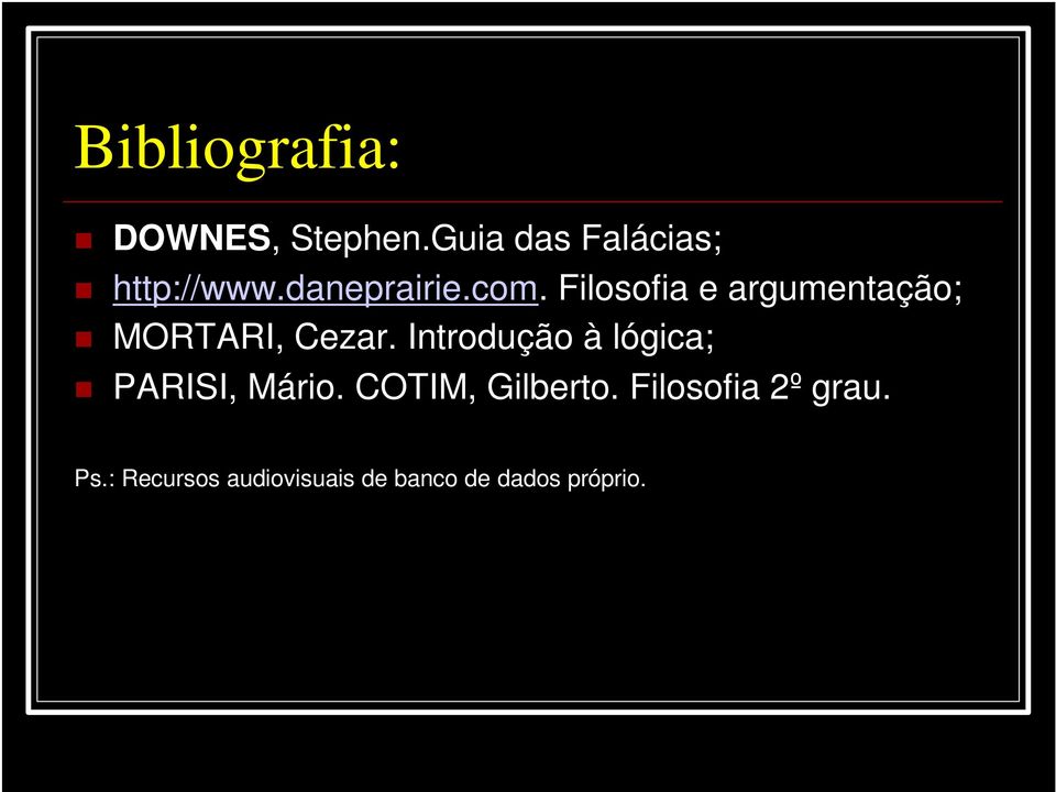 Introdução à lógica; PARISI, Mário. COTIM, Gilberto.