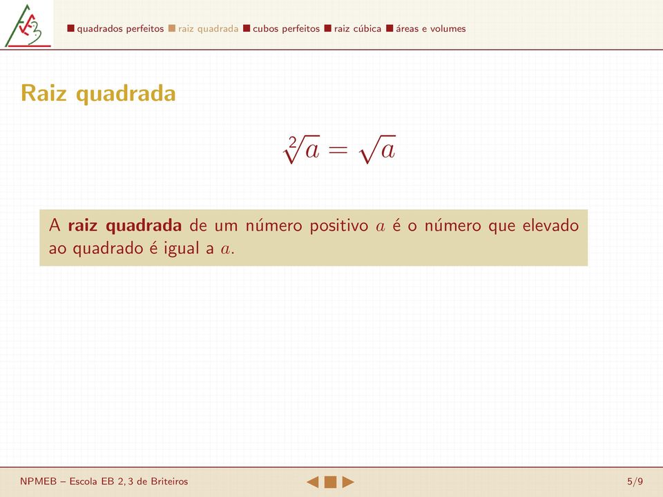 número que elevado ao quadrado é