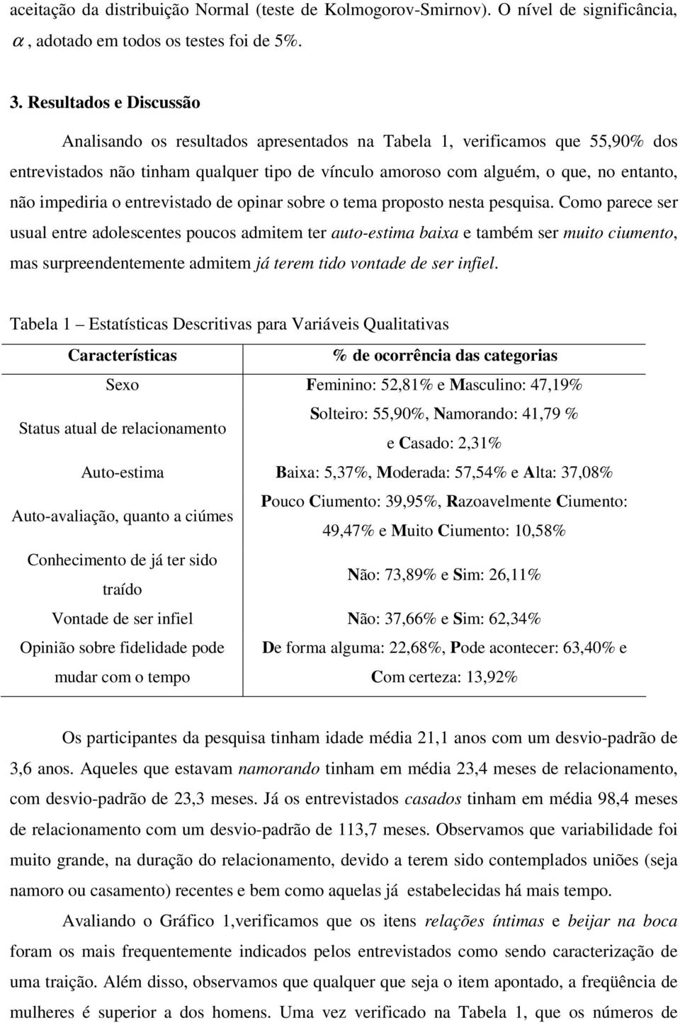 impediria o entrevistado de opinar sobre o tema proposto nesta pesquisa.