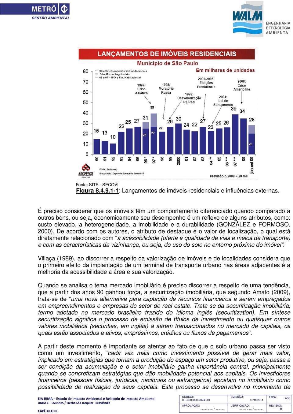 heterogeneidade, a imobilidade e a durabilidade (GONZÁLEZ e FORMOSO, 2000).