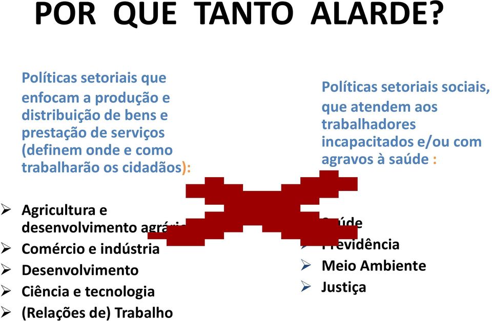 e como trabalharão os cidadãos): Agricultura e desenvolvimento agrário Comércio e indústria