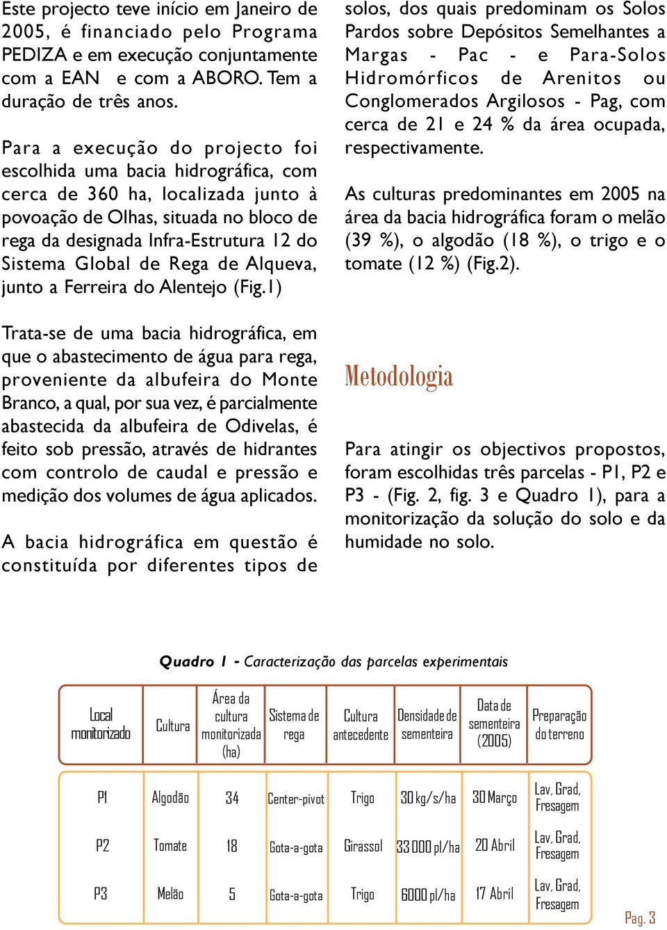 de Rega de Alqueva, junto a Ferreira do Alentejo (Fig.