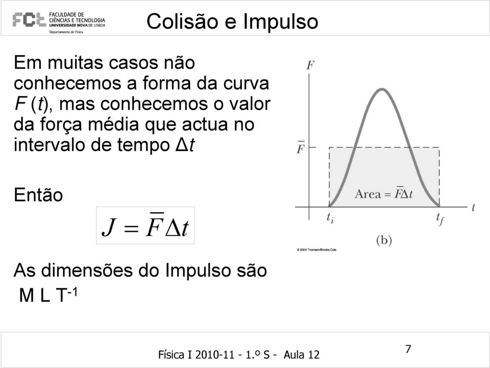 média que actua no intervalo de tempo t Então As