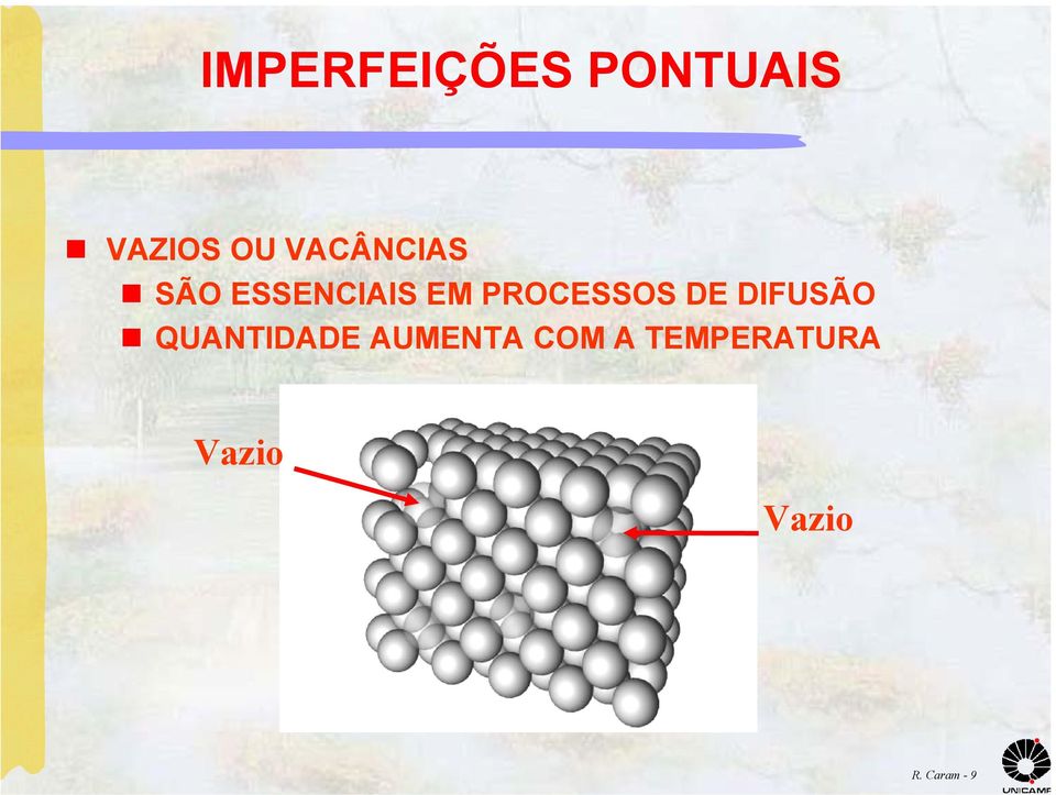 PROCESSOS DE DIFUSÃO QUANTIDADE