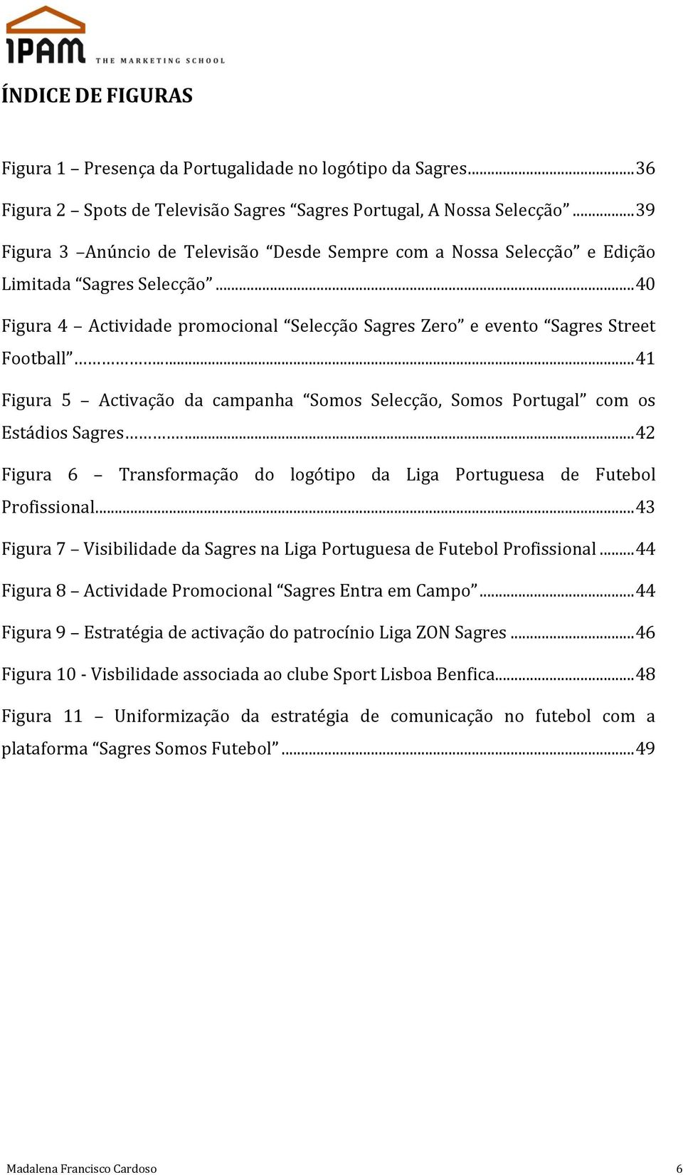 .... 41 Figura 5 Activação da campanha Somos Selecção, Somos Portugal com os Estádios Sagres.... 42 Figura 6 Transformação do logótipo da Liga Portuguesa de Futebol Profissional.