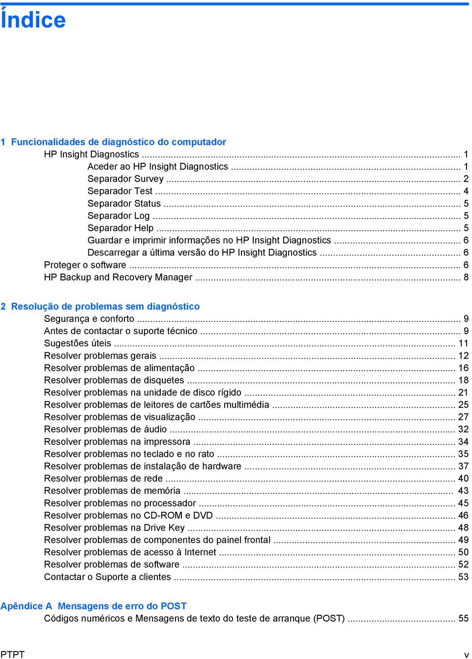 .. 8 2 Resolução de problemas sem diagnóstico Segurança e conforto... 9 Antes de contactar o suporte técnico... 9 Sugestões úteis... 11 Resolver problemas gerais... 12 Resolver problemas de alimentação.