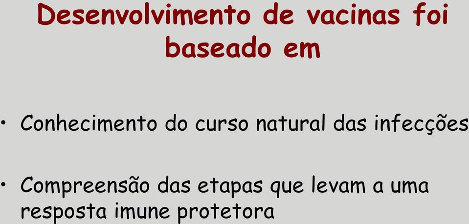 natural das infecções Compreensão das