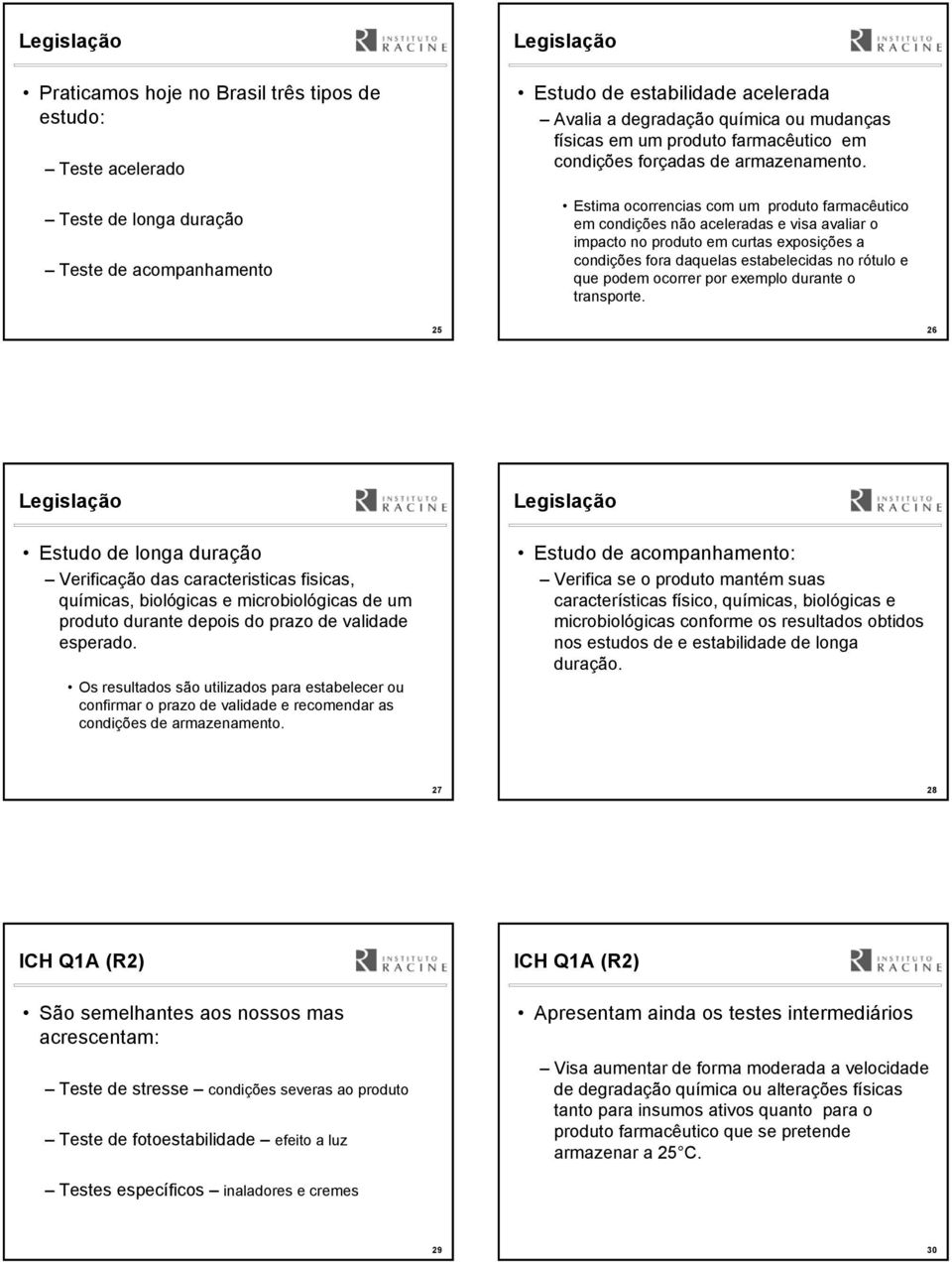 Estima ocorrencias com um produto farmacêutico em condições não aceleradas e visa avaliar o impacto no produto em curtas exposições a condições fora daquelas estabelecidas no rótulo e que podem