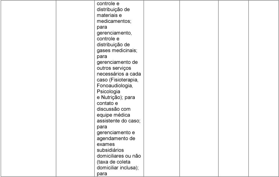 Fonoaudiologia, Psicologia e Nutrição); contato e discussão com equipe médica assistente do caso;