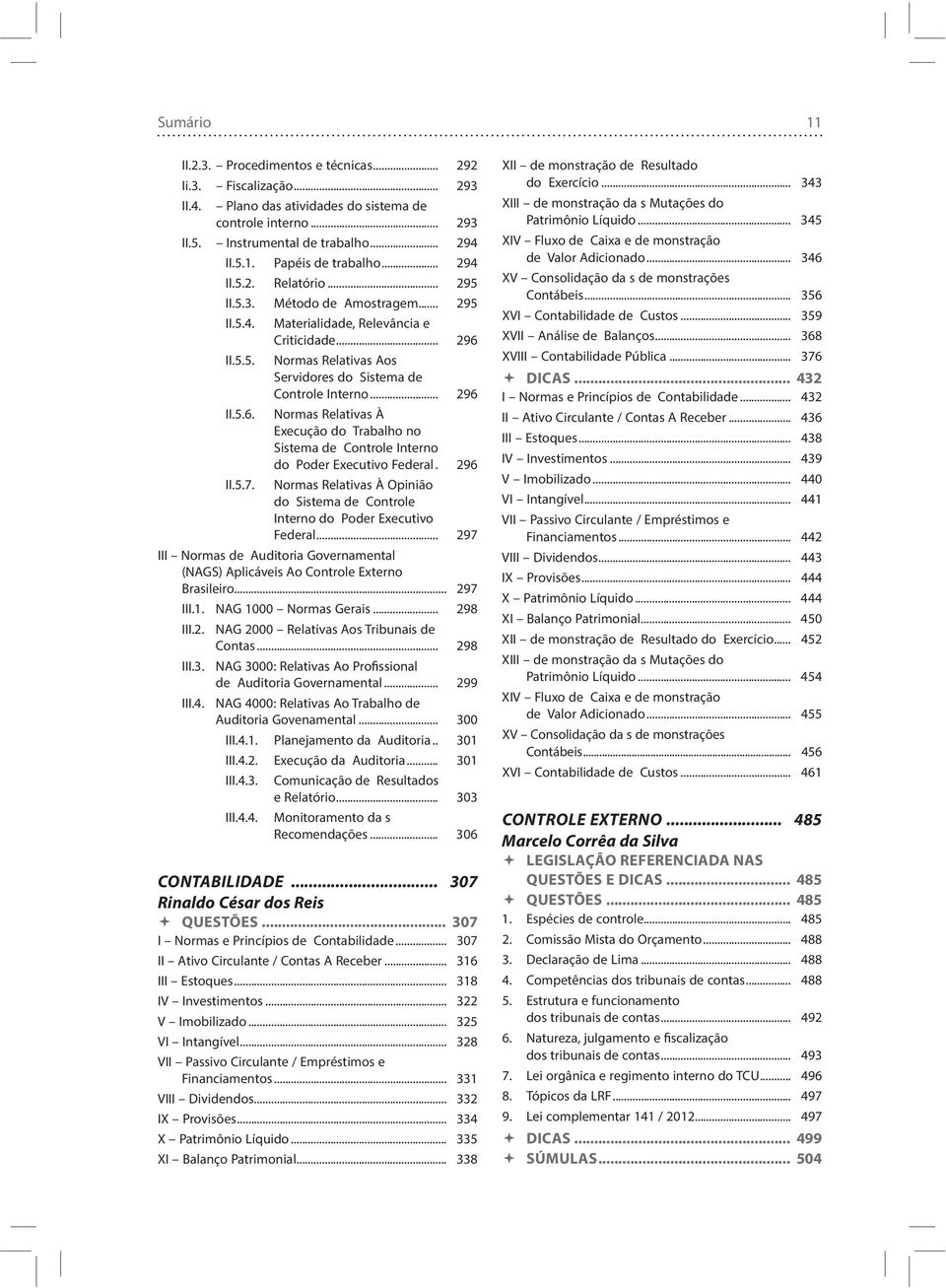 .. 296 II.5.6. Normas Relativas À Execução do Trabalho no Sistema de Controle Interno do Poder Executivo Federal. 296 II.5.7.