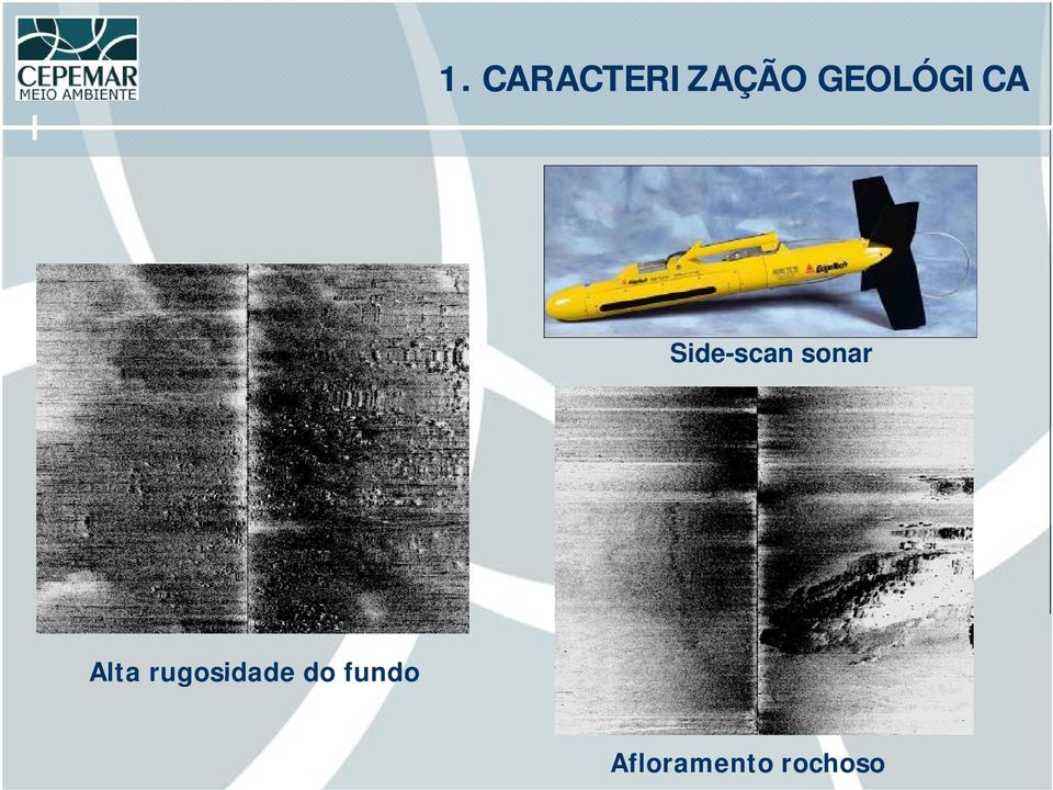 sonar Alta rugosidade