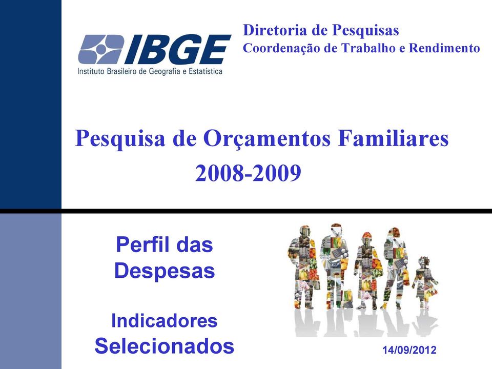 Orçamentos Familiares 2008-2009 Perfil