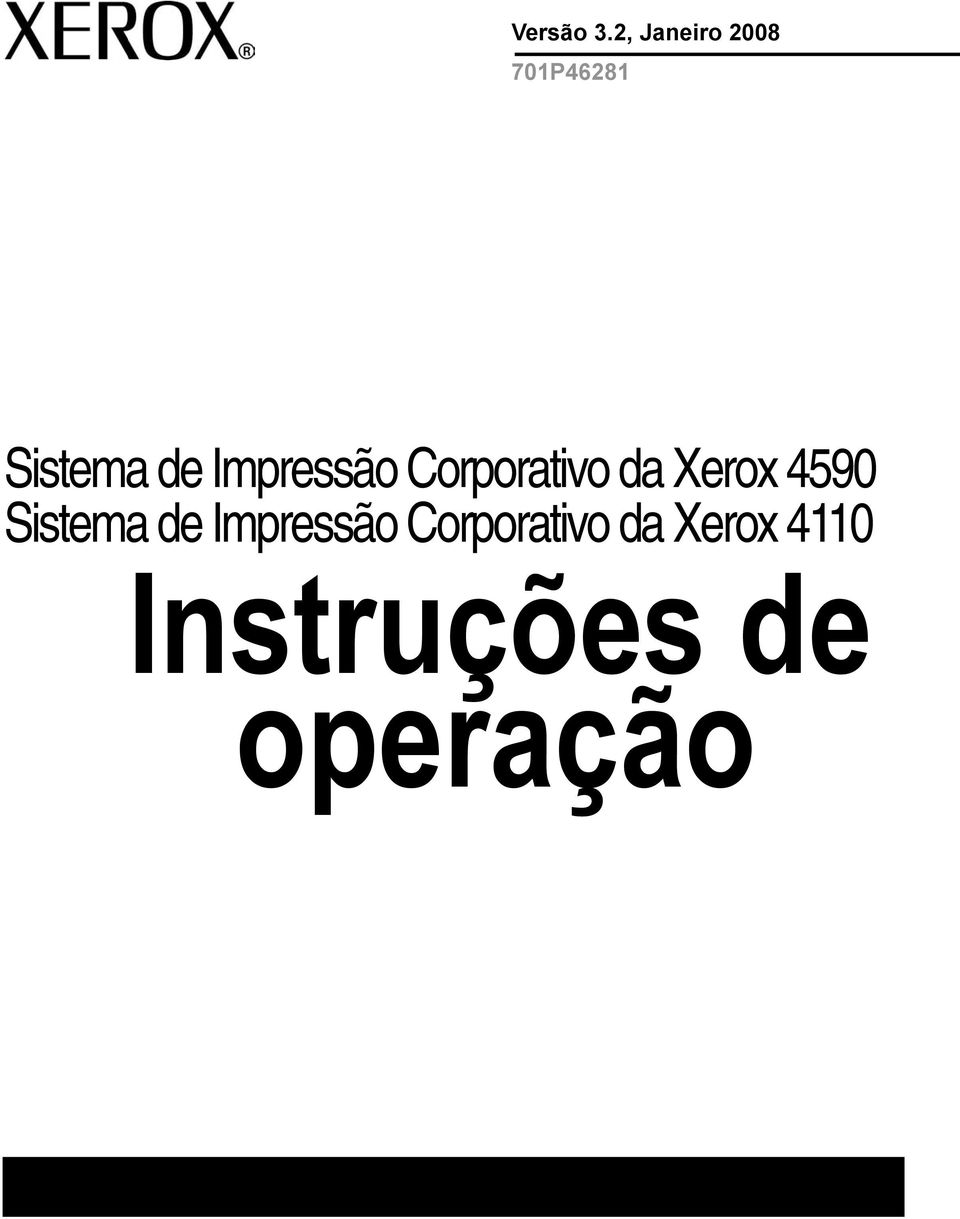 Impressão Corporativo da Xerox 4590