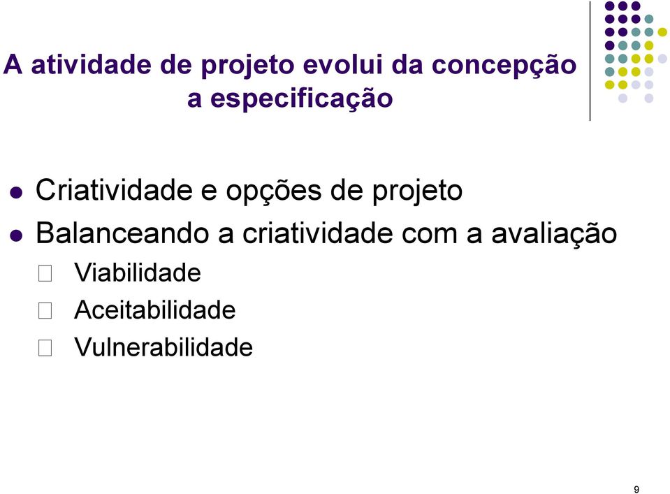 projeto Balanceando a criatividade com a