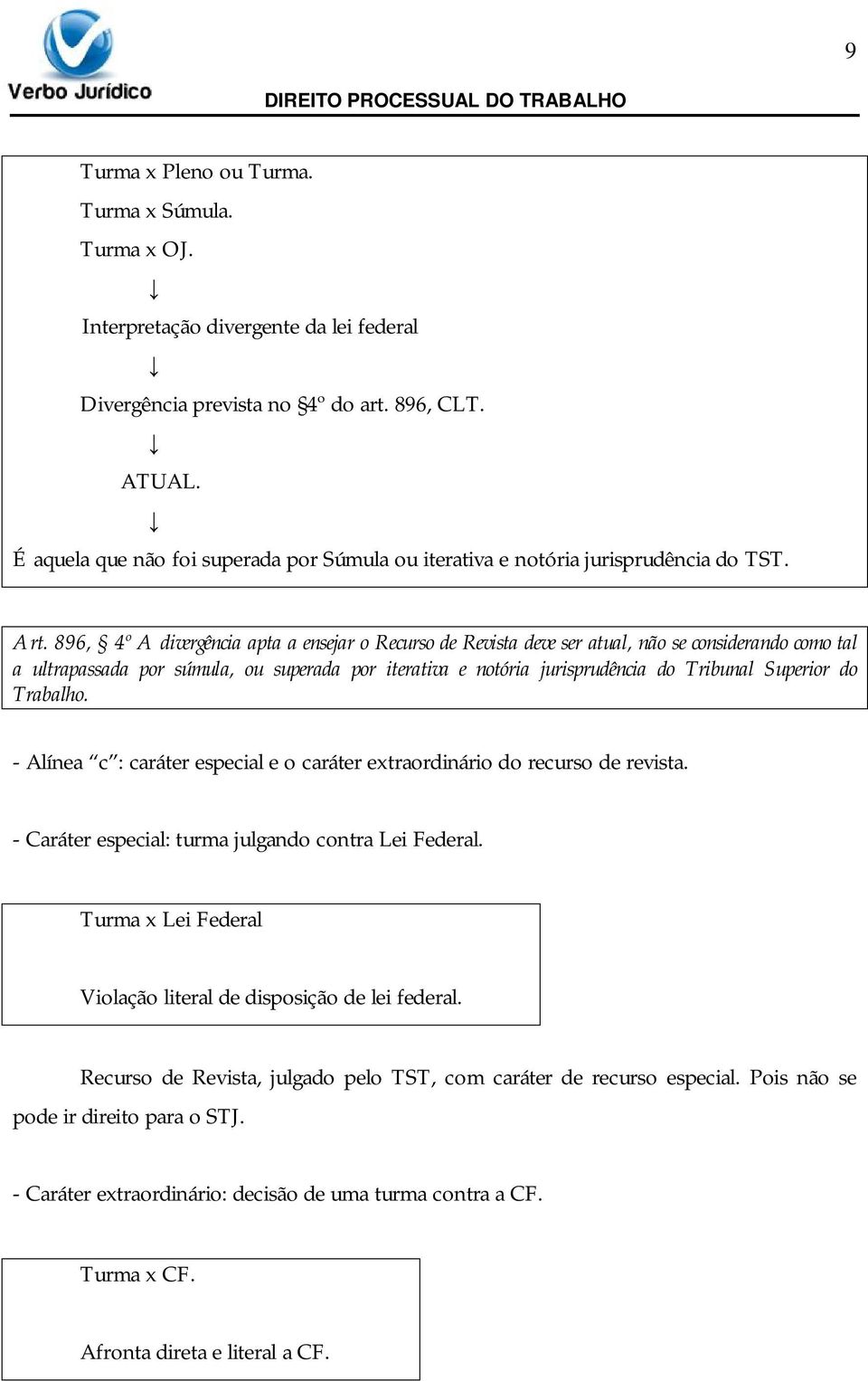 896, 4º A divergência apta a ensejar o Recurso de Revista deve ser atual, não se considerando como tal a ultrapassada por súmula, ou superada por iterativa e notória jurisprudência do Tribunal