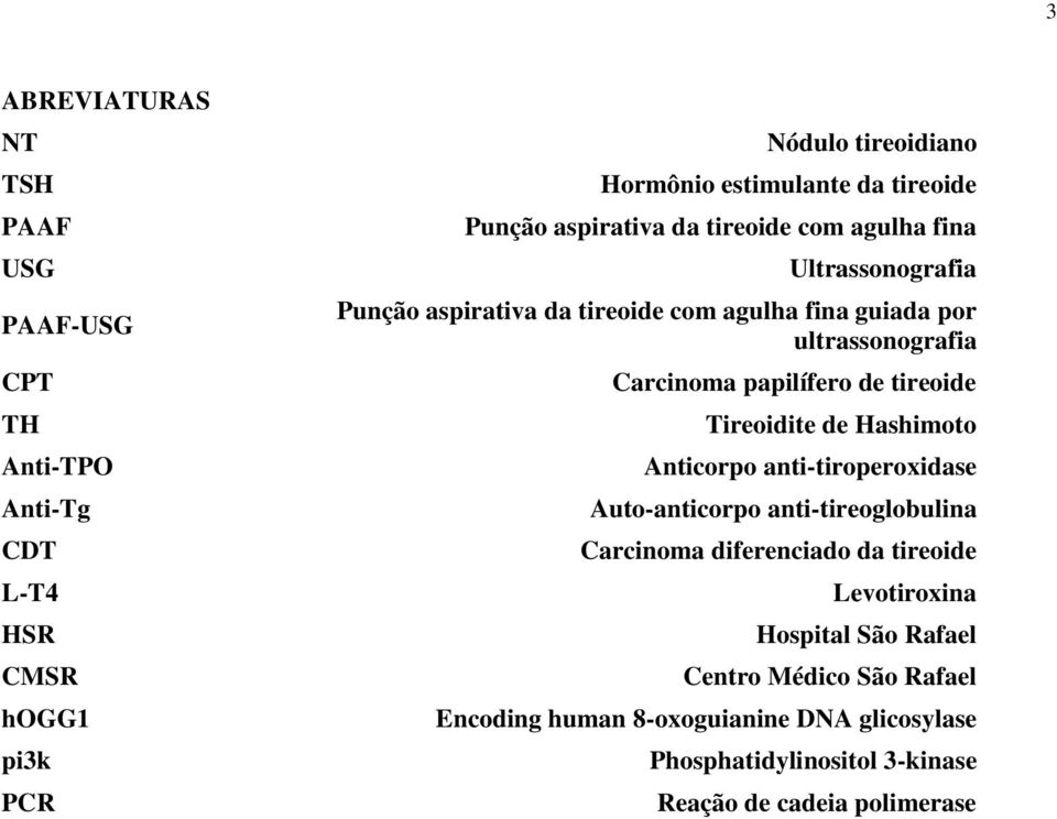 papilífero de tireoide Tireoidite de Hashimoto Anticorpo anti-tiroperoxidase Auto-anticorpo anti-tireoglobulina Carcinoma diferenciado da tireoide