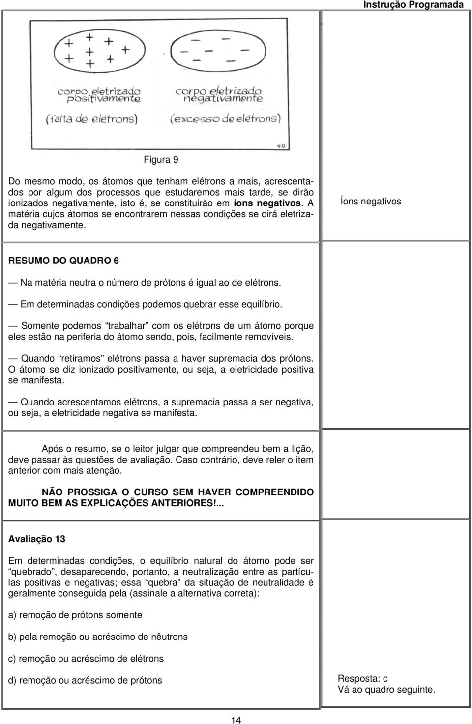 Em determinadas condições podemos quebrar esse equilíbrio. Somente podemos trabalhar com os elétrons de um átomo porque eles estão na periferia do átomo sendo, pois, facilmente removíveis.