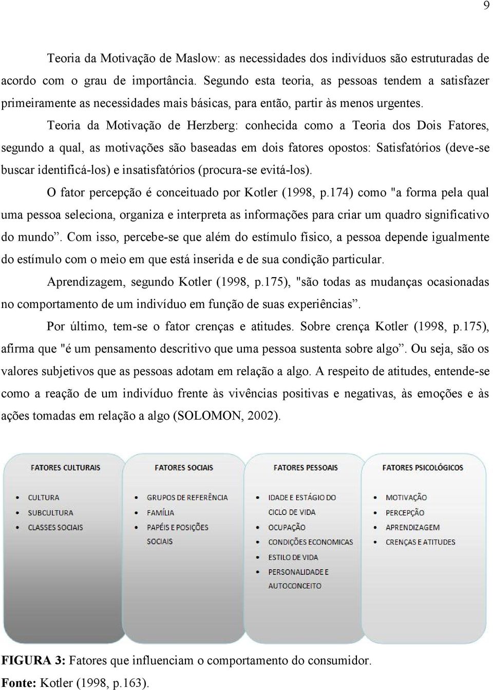 Teoria da Motivação de Herzberg: conhecida como a Teoria dos Dois Fatores, segundo a qual, as motivações são baseadas em dois fatores opostos: Satisfatórios (deve -se buscar identificá-los) e